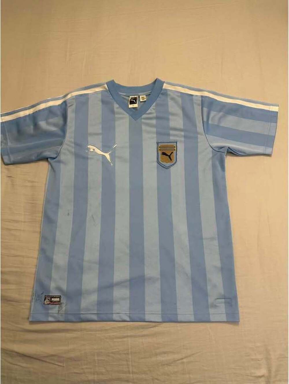 Vintage Special Edition Puma Argentina Jersey Used Good Mens Size Large $40